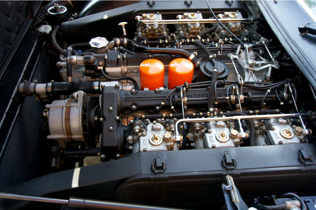 a vehicle’s engine showing the generator